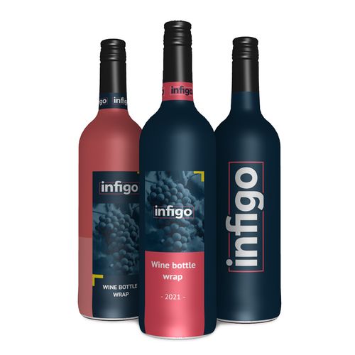 Show details for Wine Bottle Shrink Wrap - 3D