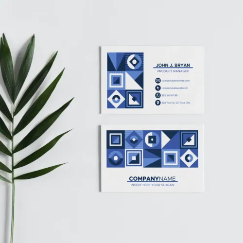 Show details for Geometric Business Card Template 