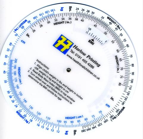 Show details for BMI Calculator Wheel