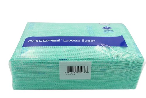 Show details for Chicopee Lavette Cloth - Green Pack of 50