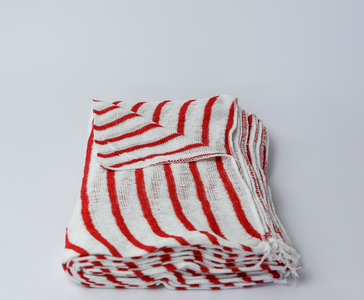 Show details for Cotton Cloths Striped - Red Pack of 50