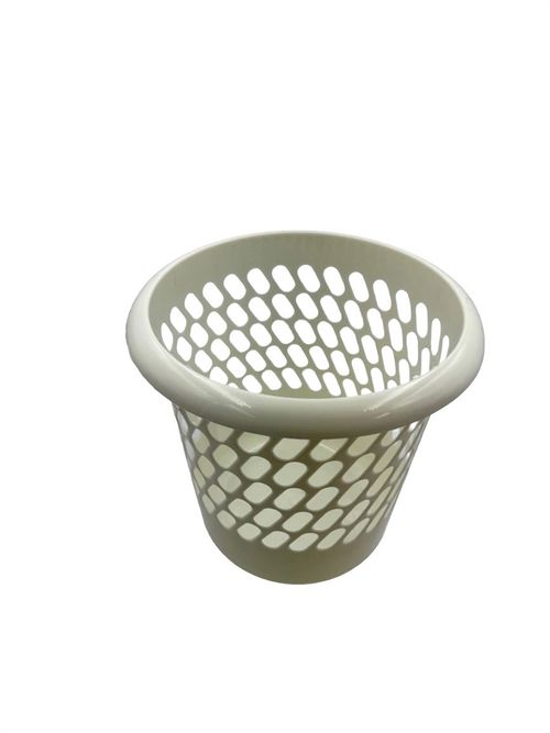 Show details for Paper Waste Basket - Cream 