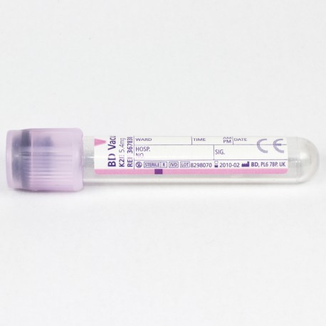 Show details for Blood Collection Tube - Lavender 3ml Pack of 100