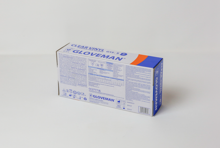 Show details for Gloveman Gloves Vinyl Powder Free - Clear Small Pack of 100