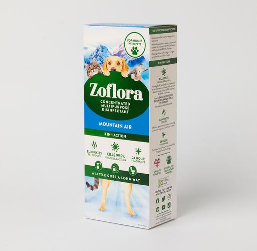 Show details for Zoflora Disinfectant Pet Safe - Mountain Air 500ml