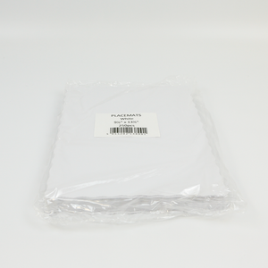 Show details for Placemats Scalloped Edge - White Pack of 250