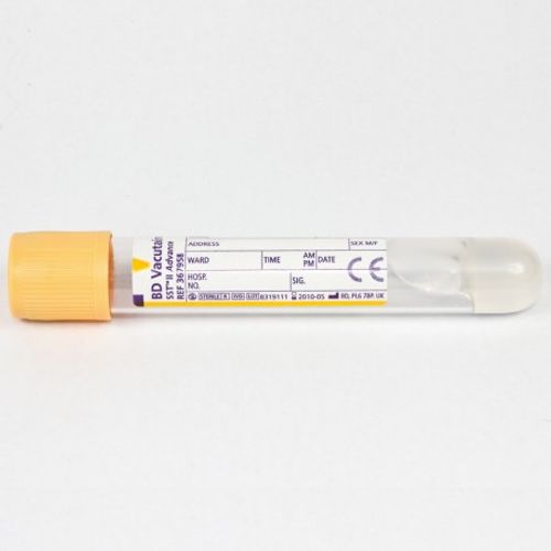Show details for Blood Collection Tube - Gold 8ml Pack of 100