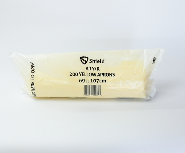 Show details for Aprons On A Roll Medium Duty - Yellow Pack of 200