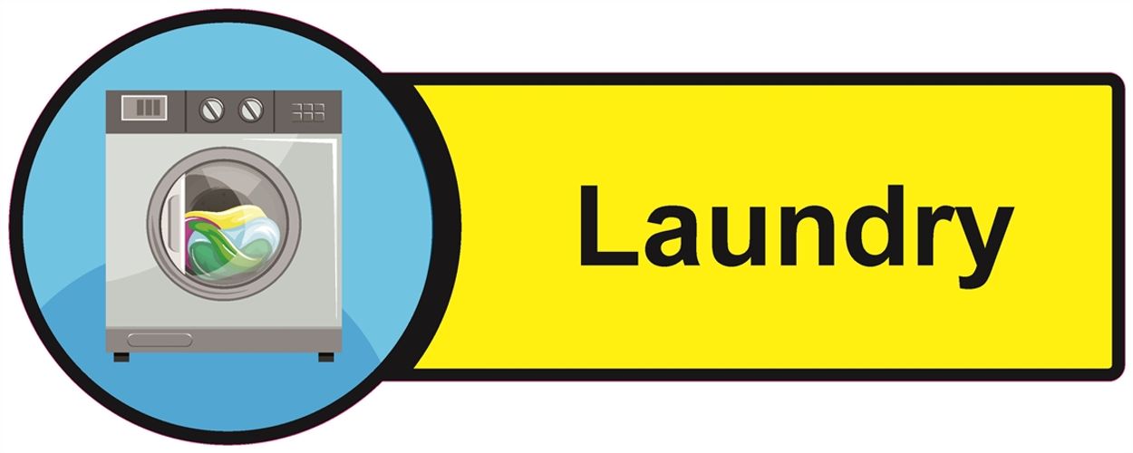 Show details for Dementia Friendly Sticker Label - Laundry Room