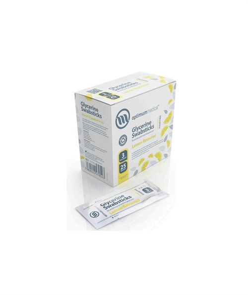 Show details for Glycerin Swabs - Lemon 25 x 3
