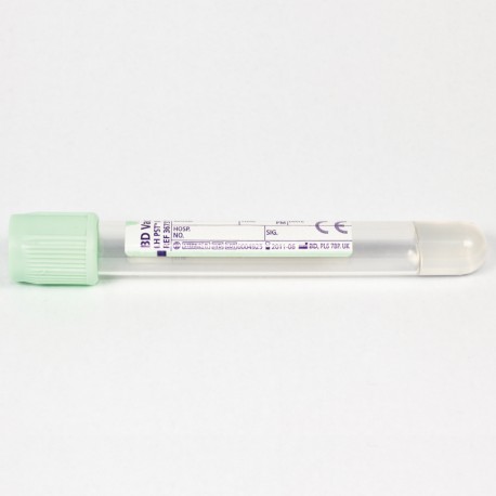 Show details for Blood Collection Tube - Green 4.5ml Pack of 100