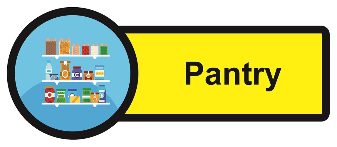 Show details for Dementia Friendly Sticker Label - Pantry