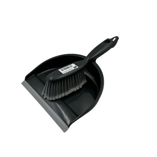 Show details for Dustpan & Brush - Black Small Handle