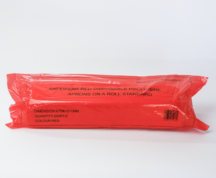 Show details for Aprons On A Roll Heavy Duty - Red Pack of 200