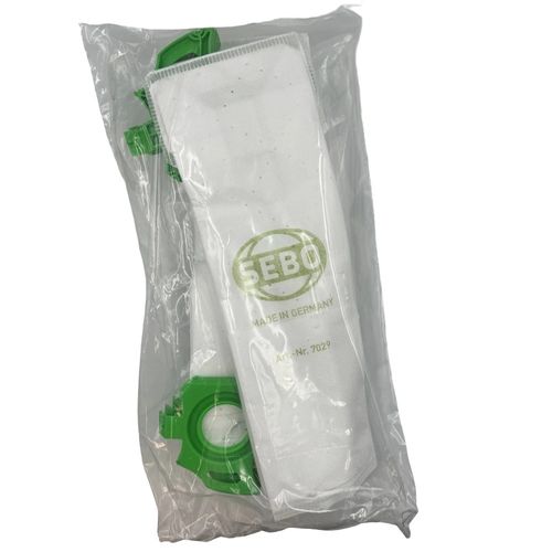Show details for Sebo XP Range  Vacuum Cleaner Bags - Green Pack of 10