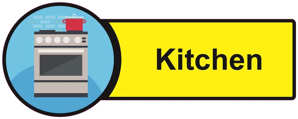 Show details for Dementia Friendly Sticker Label - Kitchen