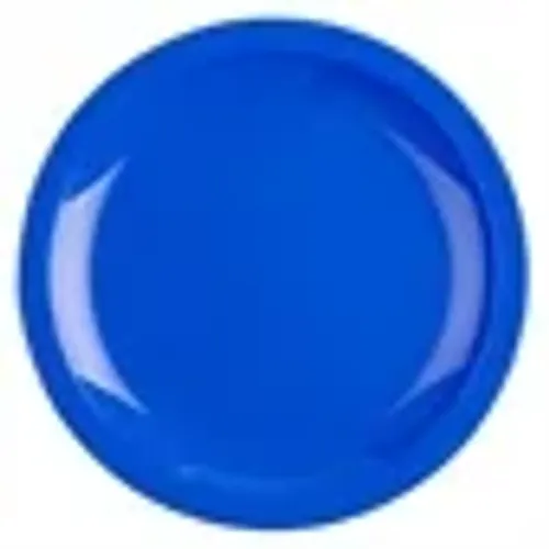Show details for Olympia Kristallon Side Plate Polycarbonate - 6 3/4" Blue Pack of 12