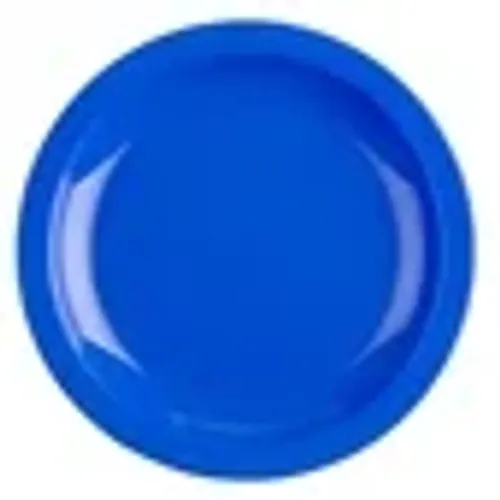 Show details for Olympia Kristallon Dining Plate Polycarbonate - 9" Blue Pack of 12