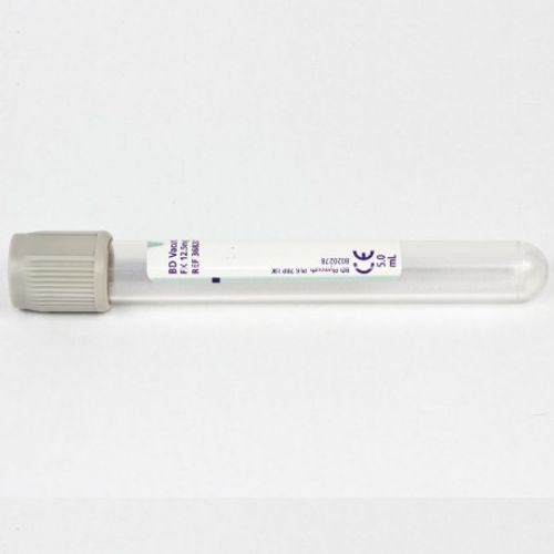 Show details for Blood Collection Tube - Grey 5ml Pack of 100