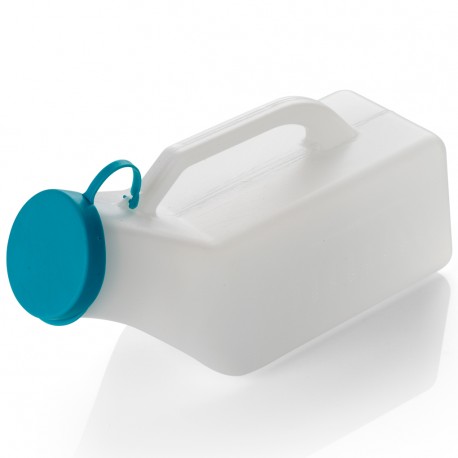 Show details for Urine Bottle Male Plastic with Lid
