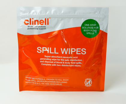 Show details for Clinell Spill Wipes