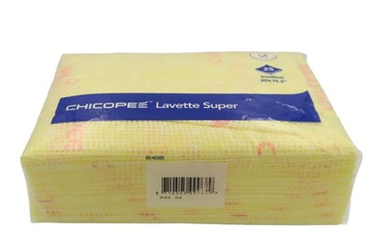 Show details for Chicopee Lavette Cloth - Yellow Pack of 50