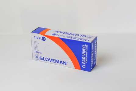 Show details for Gloveman Gloves Vinyl Powder Free - Clear XL Pack of 100