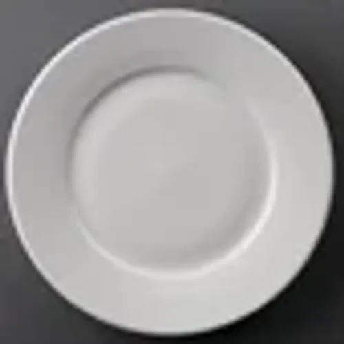 Show details for Olympia Side Plates Wide Rimmed  - 9" Pack of 12