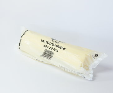 Show details for Aprons On A Roll Medium Duty - Yellow Pack of 200
