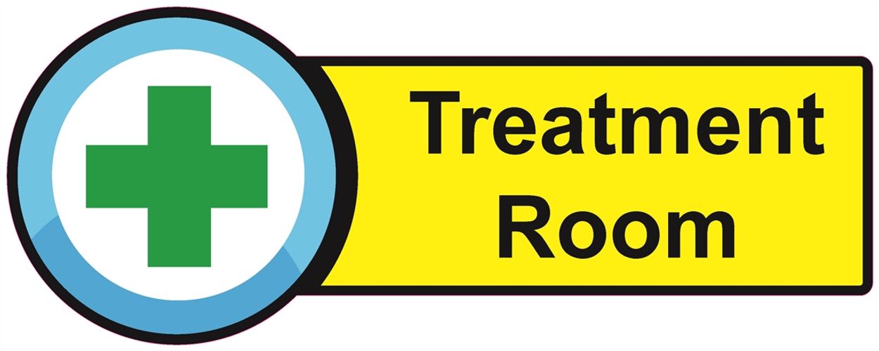 Show details for Dementia Friendly Sticker Label - Treatment Room