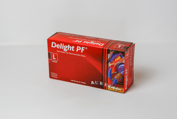 Show details for Delight Gloves Vinyl Powder Free -  Large Pack of 100