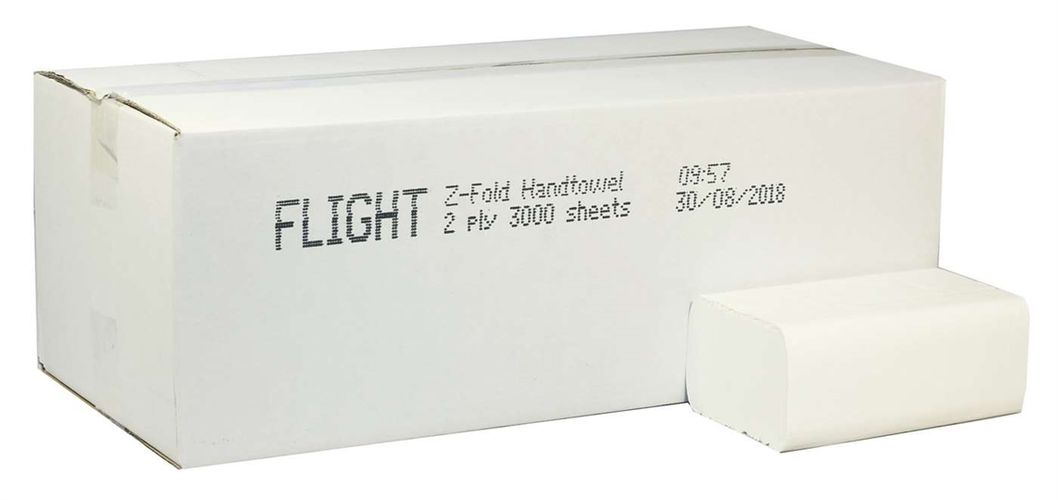 Show details for Paper Hand Towels Flushable - White