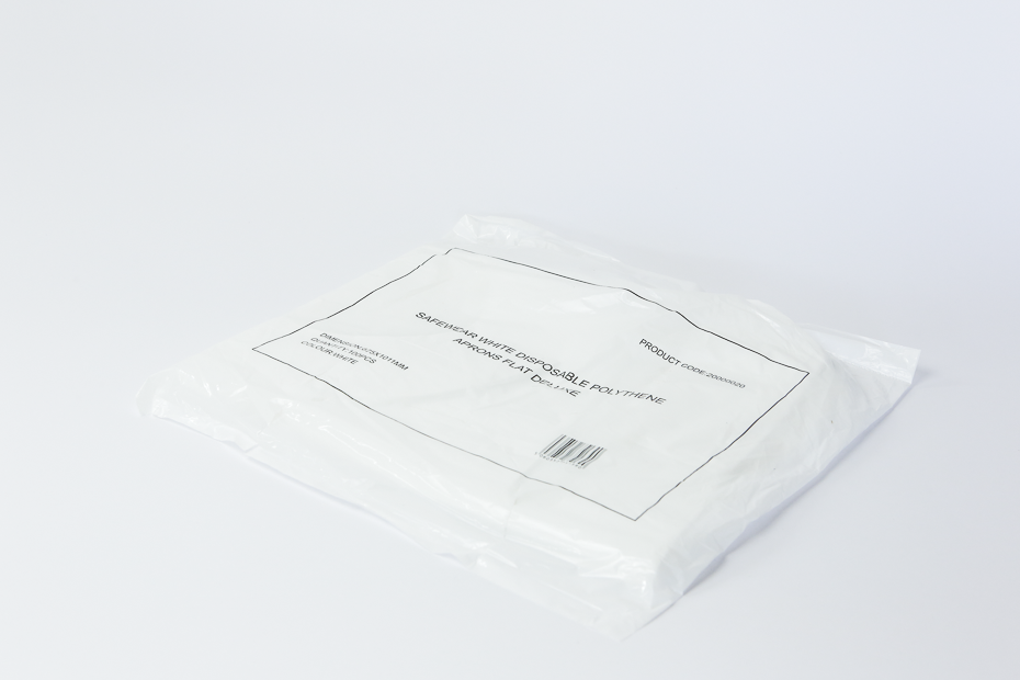 Show details for Aprons Flat Pack - White Pack of 100