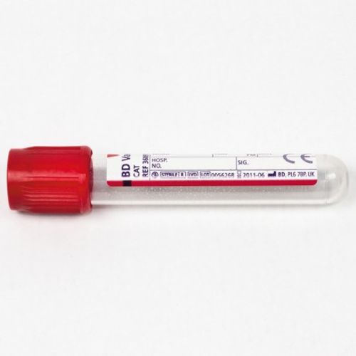 Show details for Blood Collection Tube - Red 4ml Pack of 100