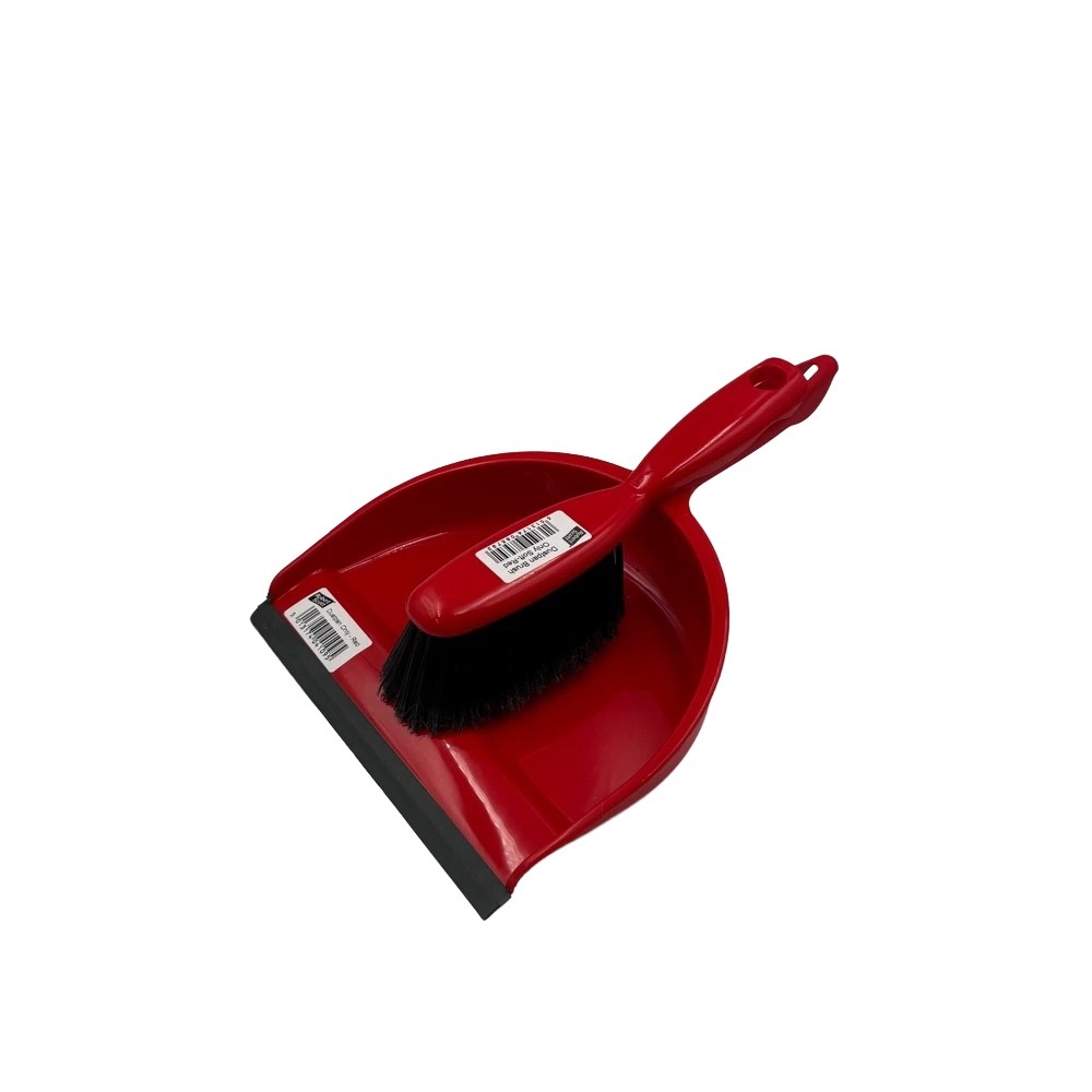 Show details for Dustpan & Brush - Red Small Handle 