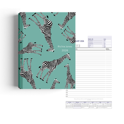 Show details for Zippy Blue Gerry Diary A4