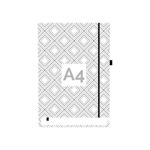 Show details for A4 Printed Diary Cover Template