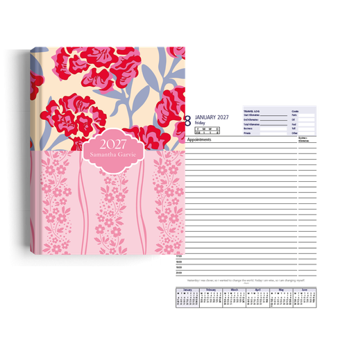 Show details for Pretty in Pink Diary A5 