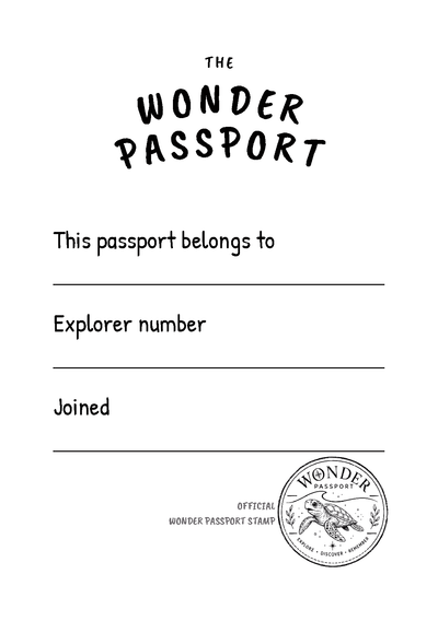 Show details for Wonder Passport - Adventure Journal