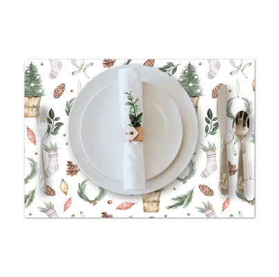 Show details for Christmas Whimsy Placemat 
