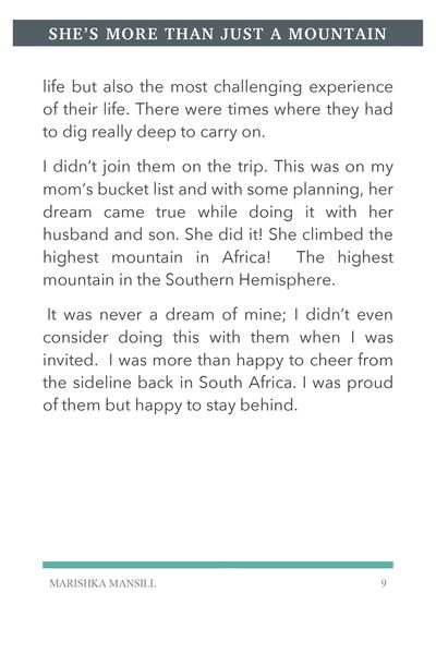 Show details for She Is More Than A Mountain