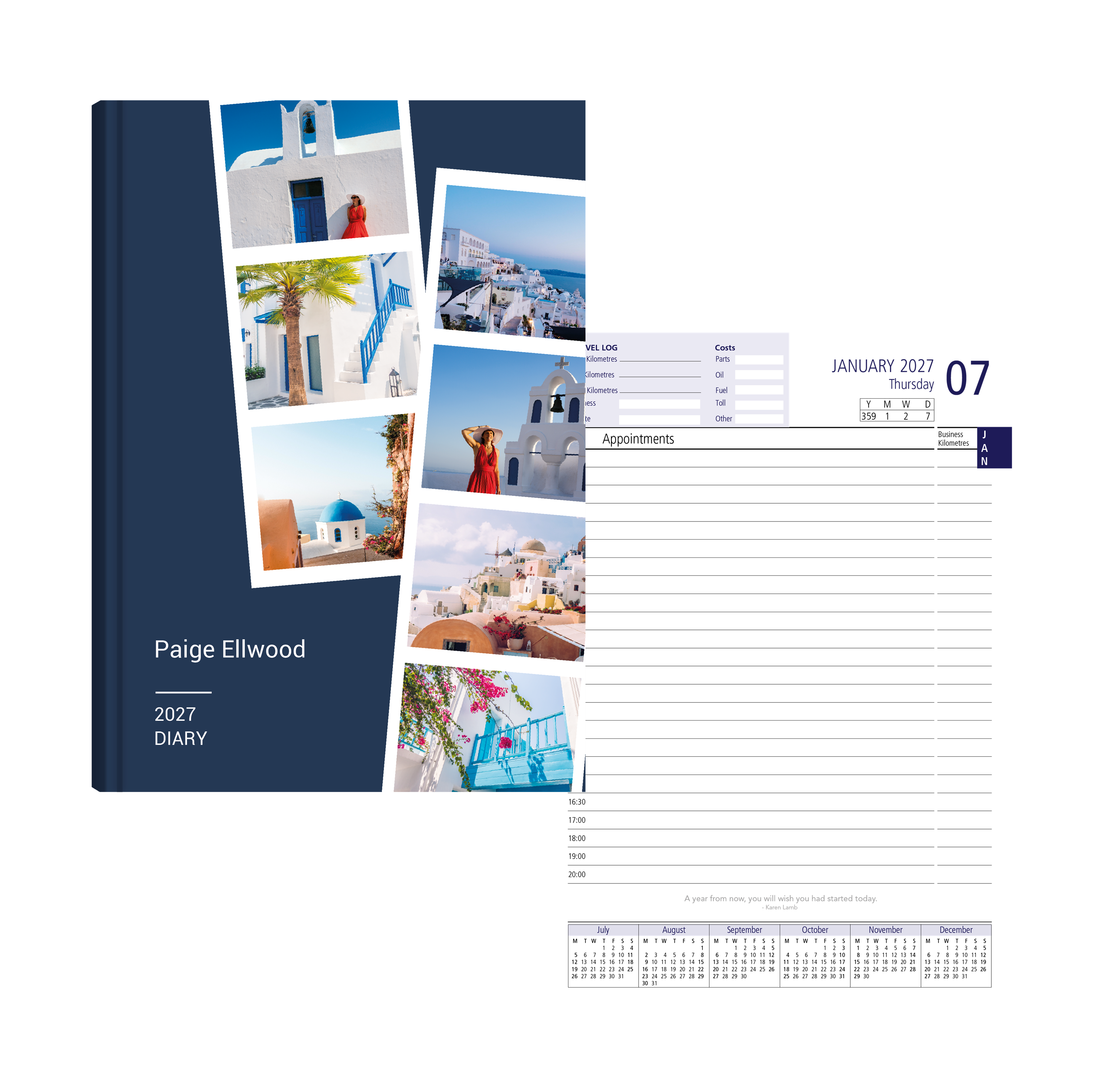 Show details for Photo Strip Diary A4