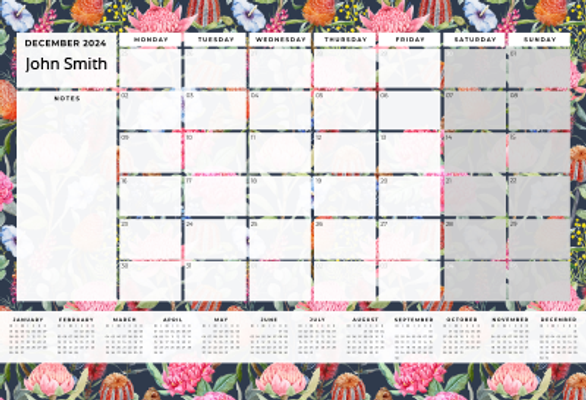 Show details for African Eden Desk Planner