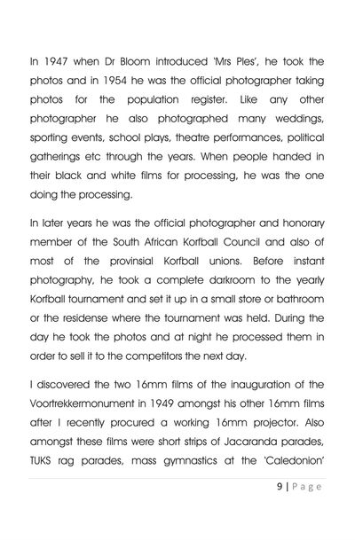 Show details for Jan de la Rey Fotograaf Pretoria