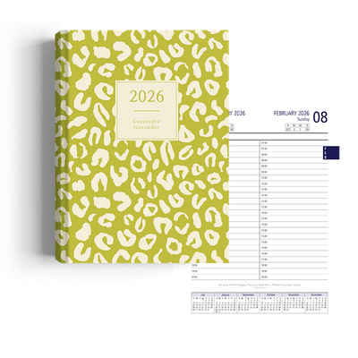 Show details for Leopard Lime Diary Management