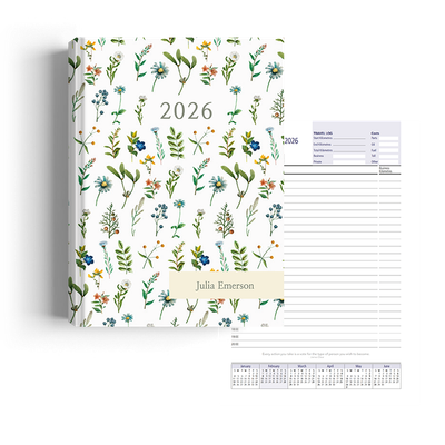Show details for Mini Florals Diary Management