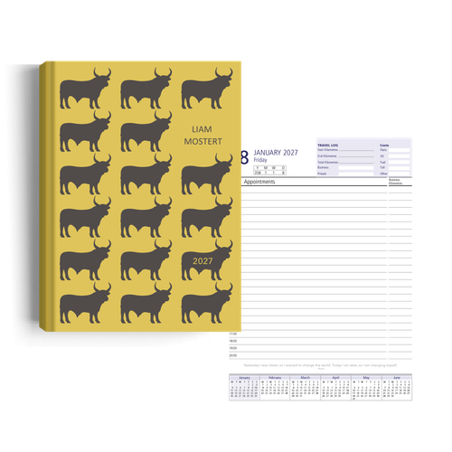 Show details for Golden Herd Diary A4