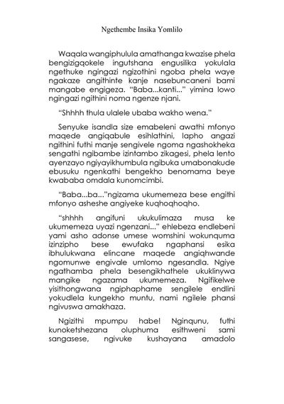 Show details for Ngethembe Insika Yomlilo