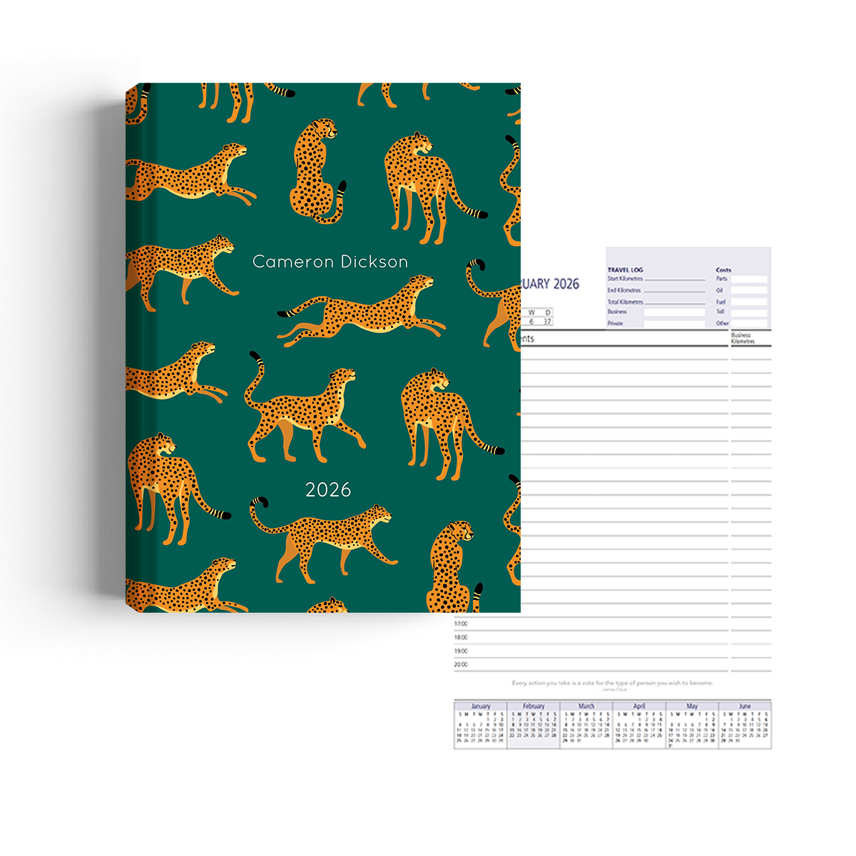 Show details for Cheetah Chatter Diary A4