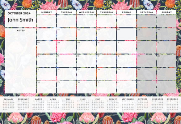 Show details for African Eden Desk Planner